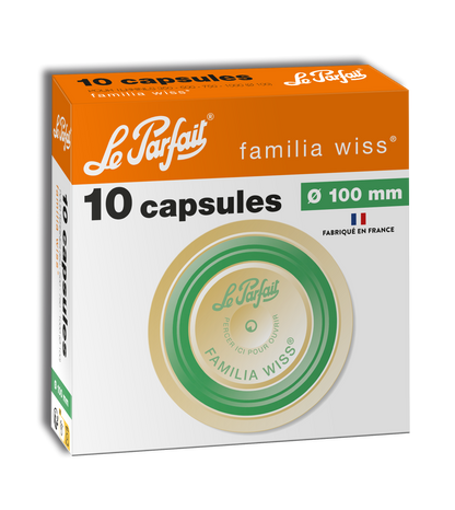Box of 10 Capsules Le Parfait® Familia Wiss