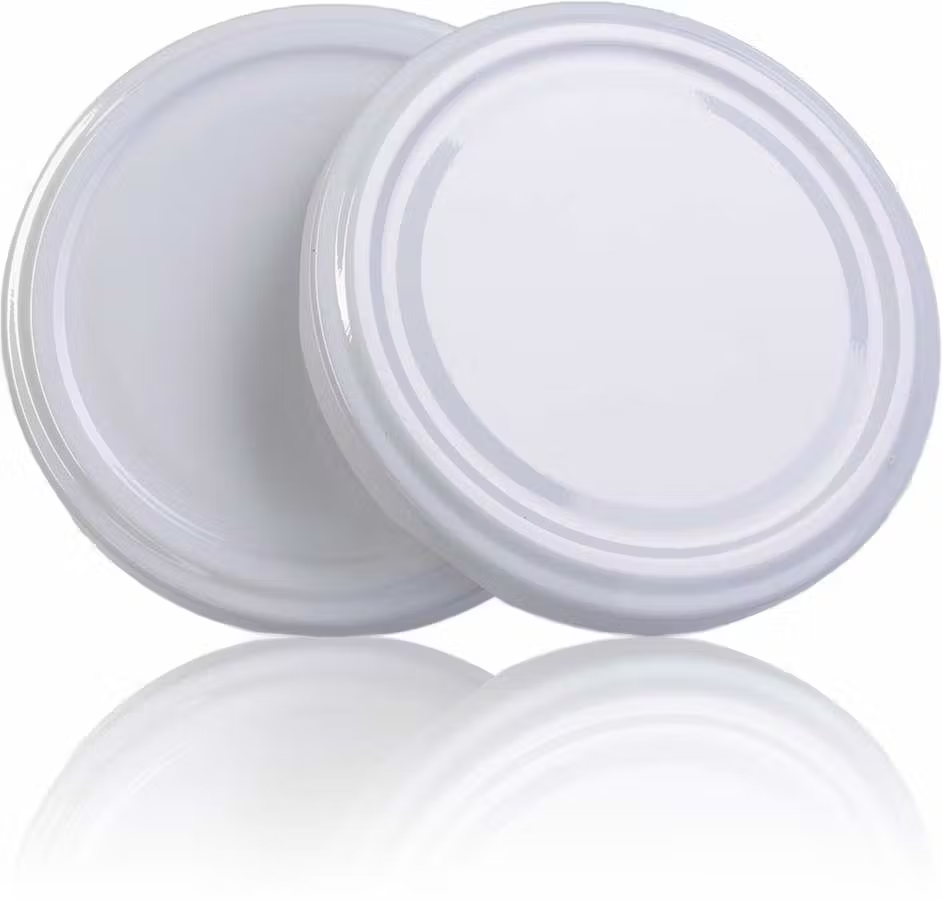 Twist-Off Caps For Glass Jars – 100mm White Lids For Preserves, Jams & Sauces (5-Pack)