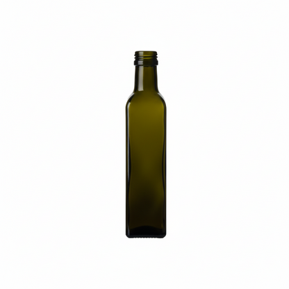 Olive oil bottles - antique green